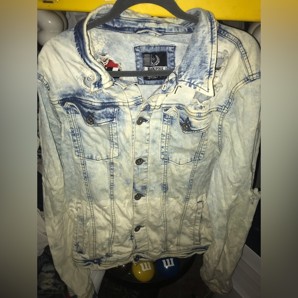BLACK PIKE JEAN JACKET SIZE L